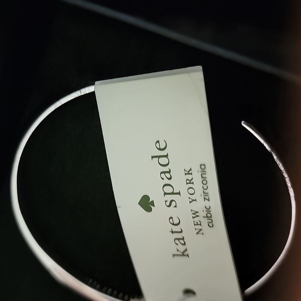 Kate Spade Raise The Bar Pavé Two Tone One Size Bracelet new in box with tags - Picture 2 of 3